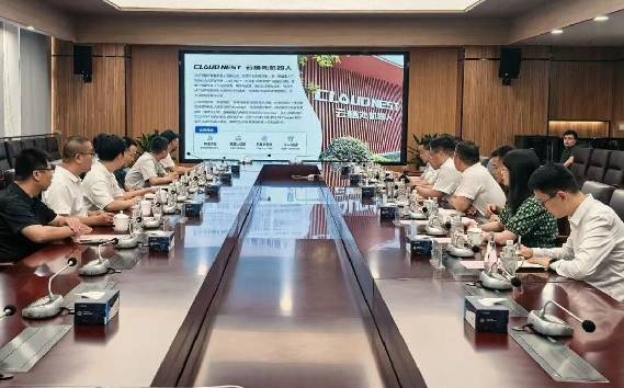 云栖处机器人拜访淮安国联集团与国投集团，探寻八大产业场景的全面战略合作